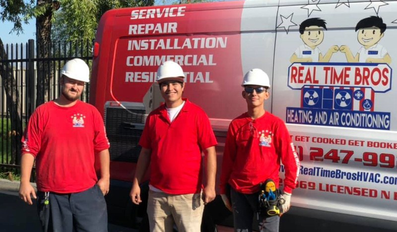 Real Time Bros Heating and Air Conditioning Services in California